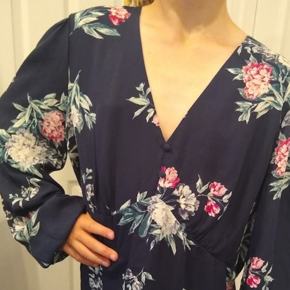 NWT Banana Republic Blouse Blue XL